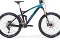 Merida one forty 7.700 black blue side 2016
