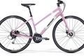 Merida crossway urban 100 lady pink white side 2016