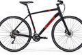 Merida crossway urban xt edition black red side 2016