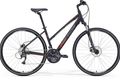 Merida crossway 40 d lady black red gray side 2016